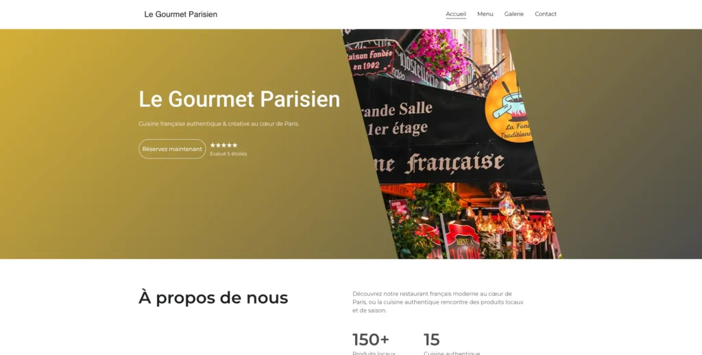 Le Gourmet Parisien - hero