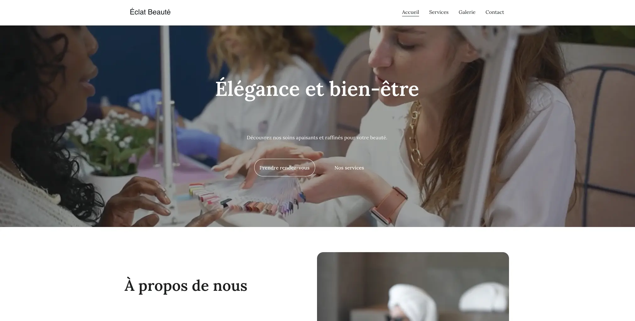 Eclat beauté - Hero